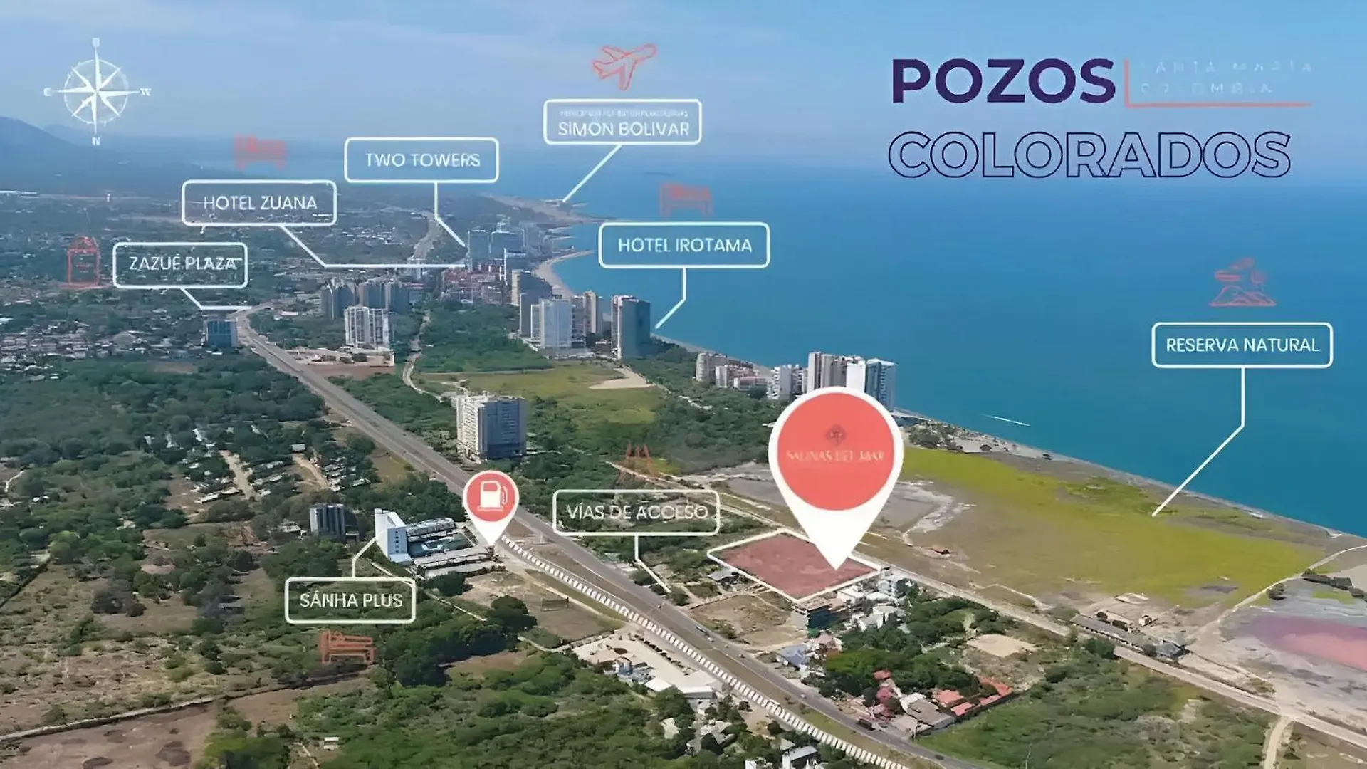 Apartamento Sunset Oceanic 109 - Pozo Colorados Santa Marta  Colombia